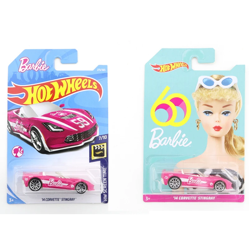 2018 Барби оригинальные горячие колеса Мини Сплав купе 14 Корвет STINGRAY 1/64 металл