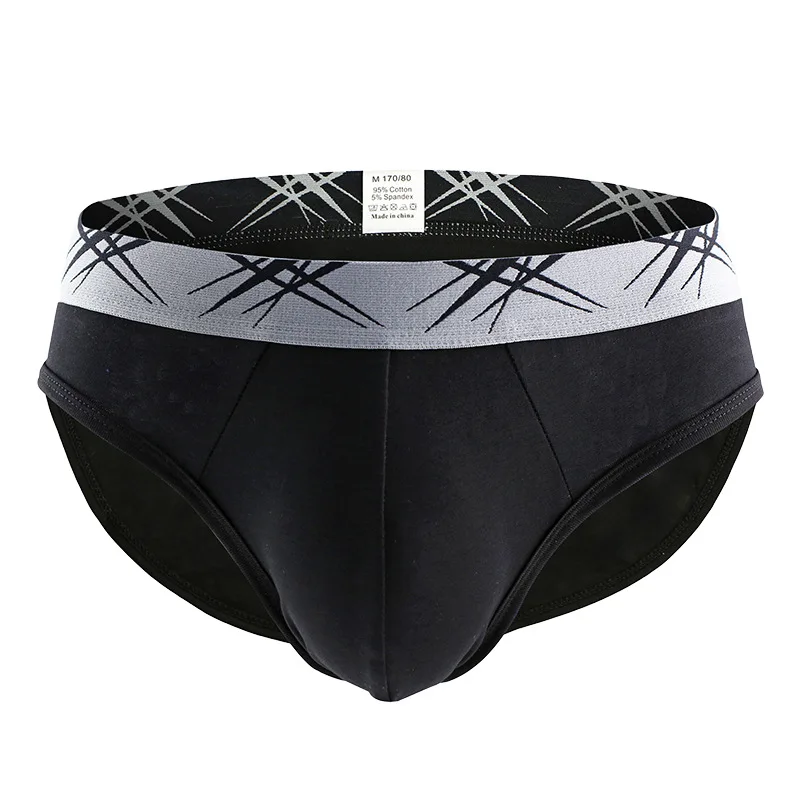 Мужское нижнее белье сексуальные мужские плавки хлопковые дышащие трусы Трусы