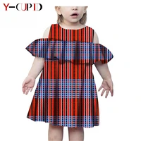 african clothes for kids bazin riche baby girls print draped loose maxi dresses casual plus size children clothing ys194001