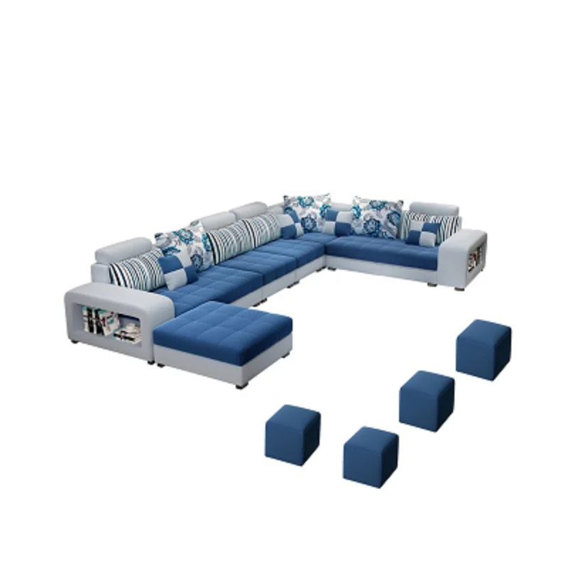 Высокое качество гостиной диван набор мебель для дома современный дизайн хлопок