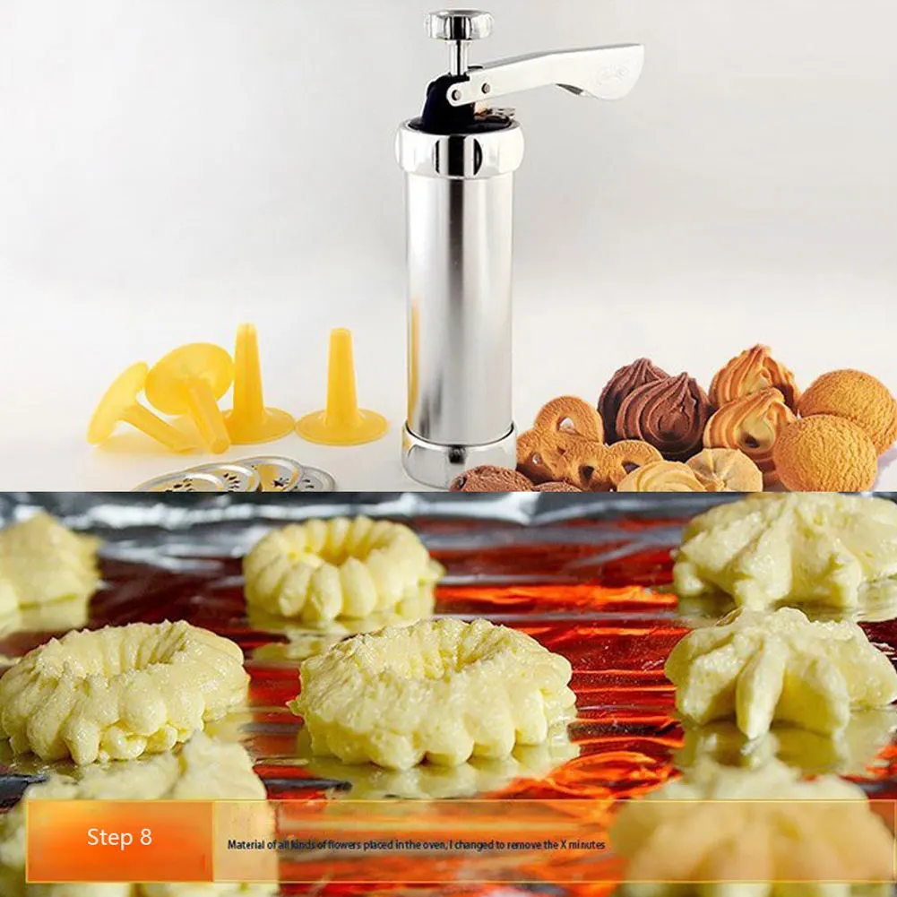 4 насадки для глазировки Легкая очистка пресс печенья инструмент выпечки макарон