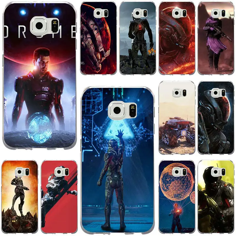 Pathfinder Mass Effect Чехлы для Android Samsung Galaxy Note 2 3 5 8 9 S2 S3 S5 Mini S6 S7 S8 S9 S10 Edge Plus Lite | Мобильные