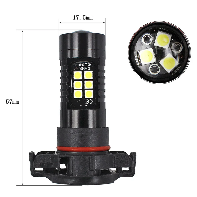 Автомобильные фары 3030 H16 21SMD Canbus светодиодные передние противотуманные 360