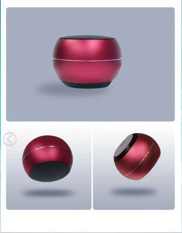 AI Intelligent Voice Bluetooth Speaker Mini Portable Small Steel Gun Audio Baidu Wireless EY331 | Электроника