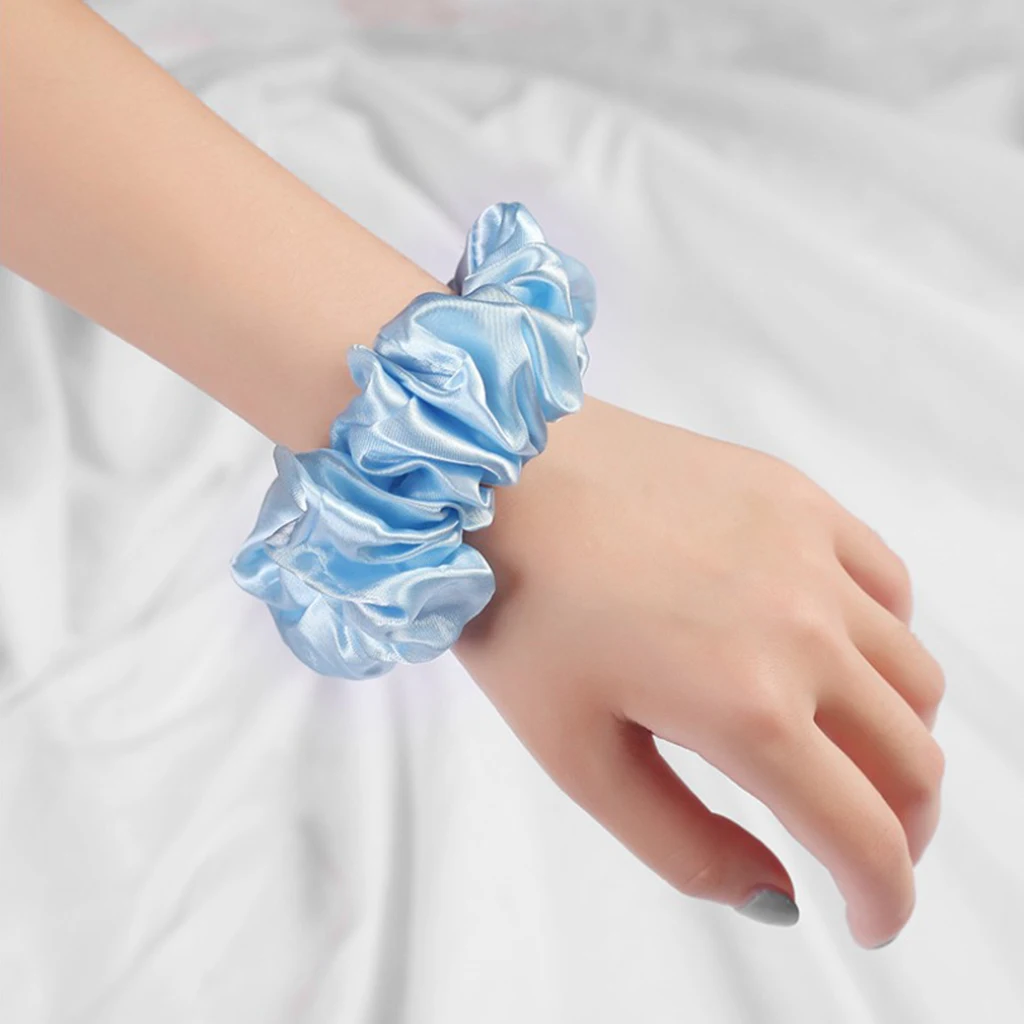 

15 Pieces Female Satin Hair Scrunchies Hair Bands Hair Ties Hair Accessories
