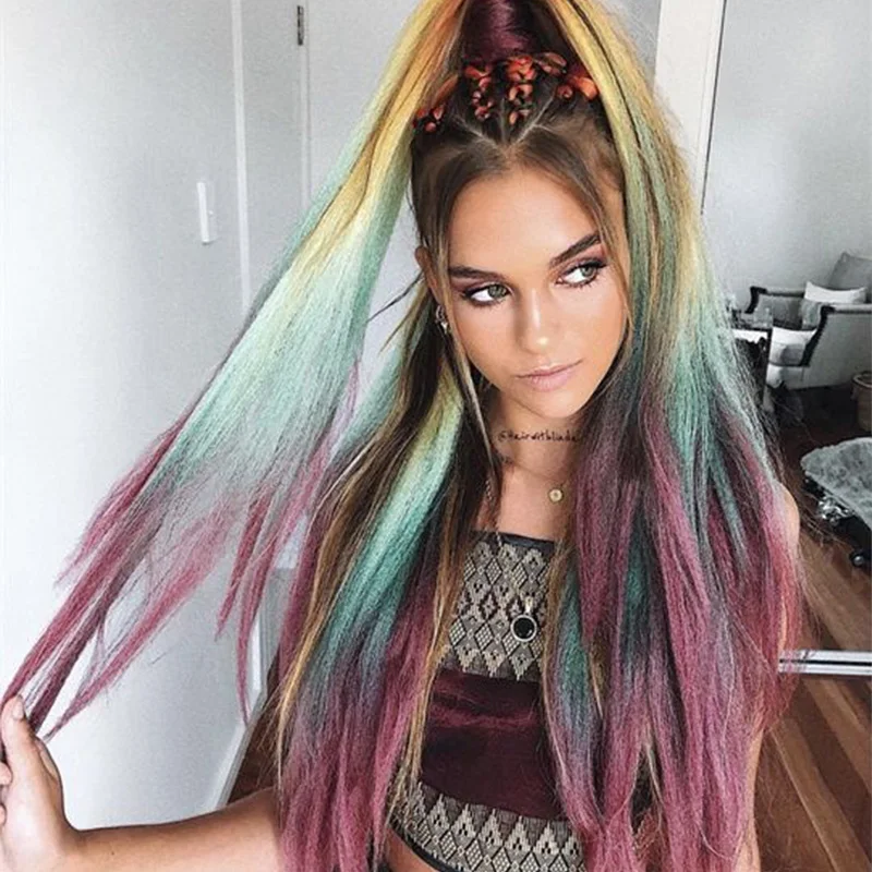 

3Pcs/Lot 26 Inch Afro Easy Braids Pre Stretched Synthetic Jumbo Kanekalon Hair Ombre Xpression Braiding Hair Extensions