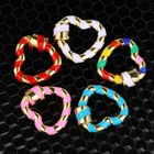 Juya DIY аксессуары из эмали разноцветные застежки-карабины ручной работы винтовые застежки для модного изготовления кулон в форме сердца, украшения