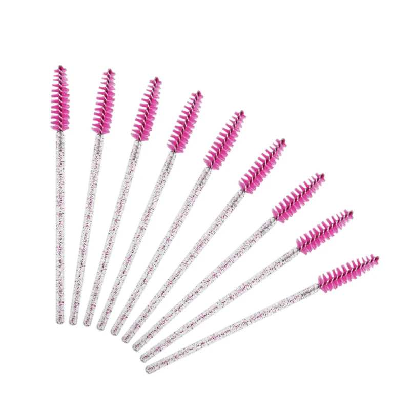 6 цветов одноразовые 50 шт Кристалл стержень щетка для ресниц косметический