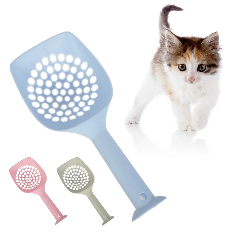 Pet Cat Litter Housebreaking Cleaning Tool Cat Litter Scoop Large Jumbo Sifter with Handles