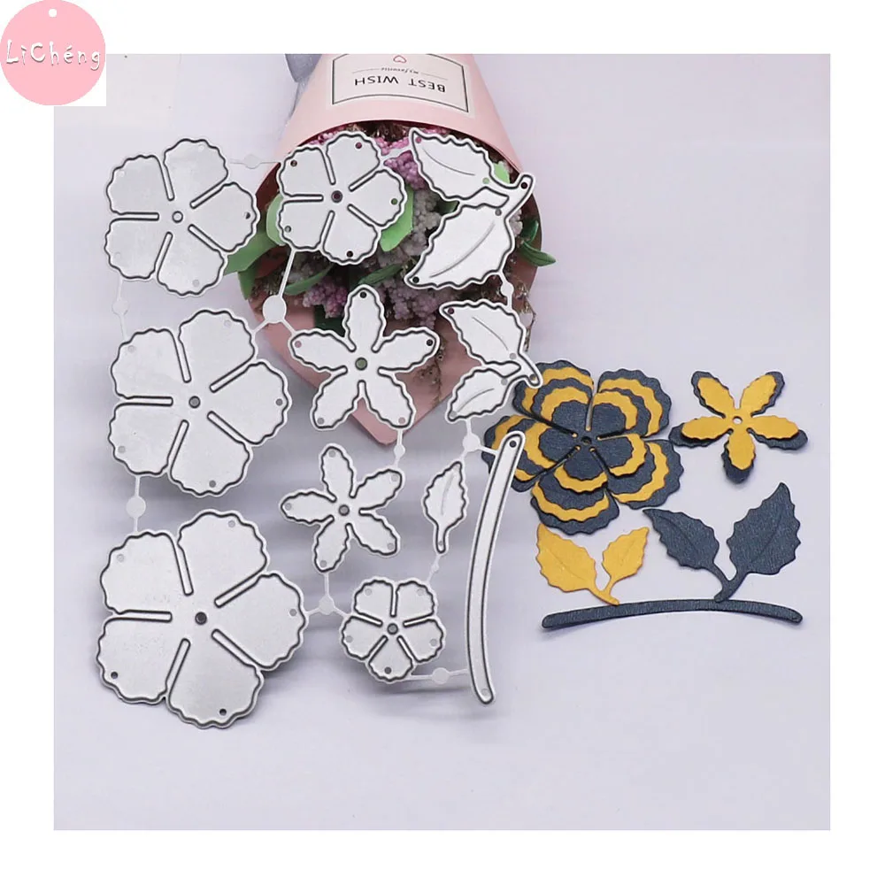 Цветок высечки металлическое ремесло Fustelle планировщик умирает автомат для резки