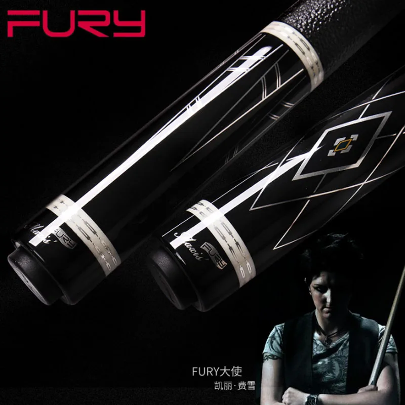 

NEW FURY MS Series Pool Cues Stick 12.75mm 11.75mm Tip Billiard Cue with Pool Cue Case Set