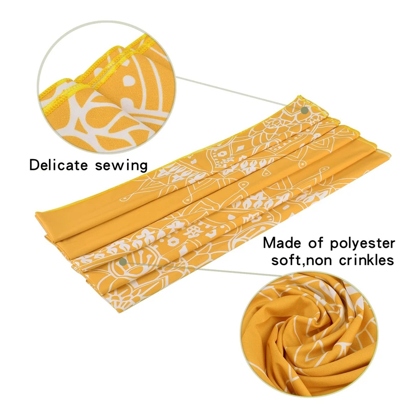 Богемский гобелен Мандала хиппи популярные настенные гобелены теплый золотой