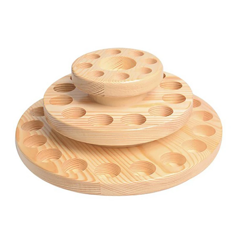 

Rotating Essential Oils Storage Rack, Round Essential Oil Display Holder Stand Organizer, Display Rack