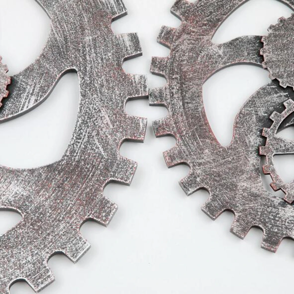 Деревянный настенный Декор в стиле стимпанк для дома бара кафетерия офиса