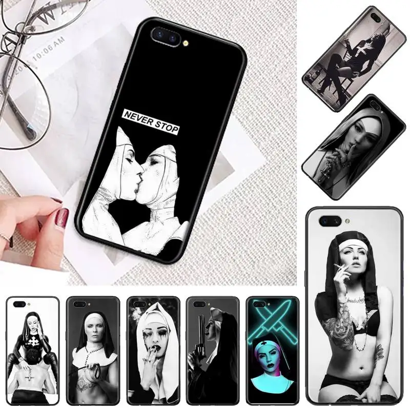 

Nun Sexy Girl Sister Style Phone Cases For OPPO A ax 3 5 3 37 57 59 37 73 75 83 71 2018 11 1k s PRO cover funda coque