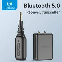 hagibis bluetooth 5 0 receiver transmitter with airplane flight audio adapter aptx for tv headphone pc ps4 bose beats airpods