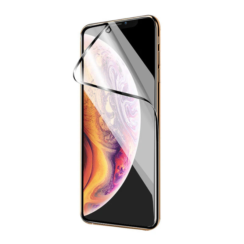 

Полная защита экрана для iphone 12 11 Pro XS Max XR X, мягкая пленка для iphone 7 8 6s Plus SE 2020, защитная пленка, не стекло
