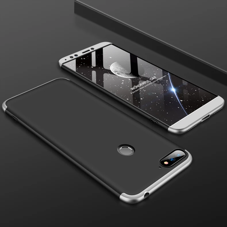 Huawei Honor 7C AUM L41 360 Защитный чехол Honor 7C 360 градусов полный Чехол Жесткий Чехол для huawei Honor 7C Pro LND L29+ стеклянная пленка
