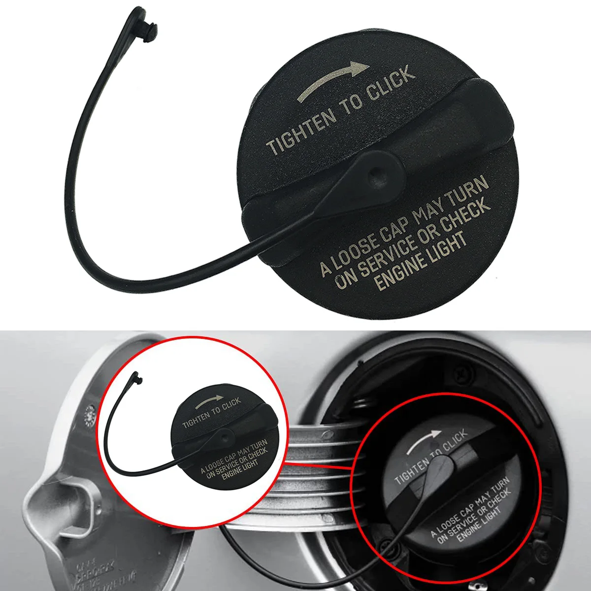 Заправка топлива с внутренней газовой автоматической крышкой топливного бака и