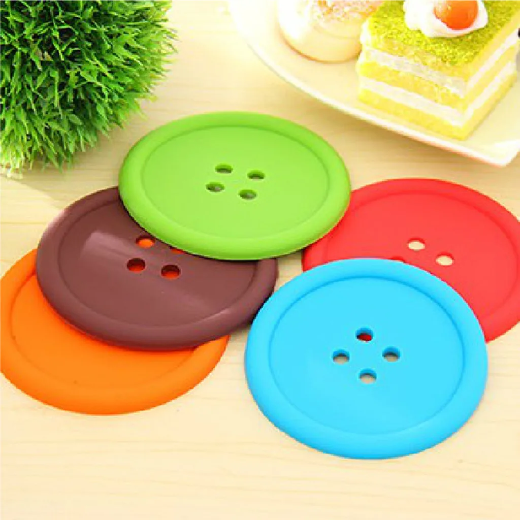 4 шт Коврик для чашек Настольная тарелка посудомоечная машина Нескользящая