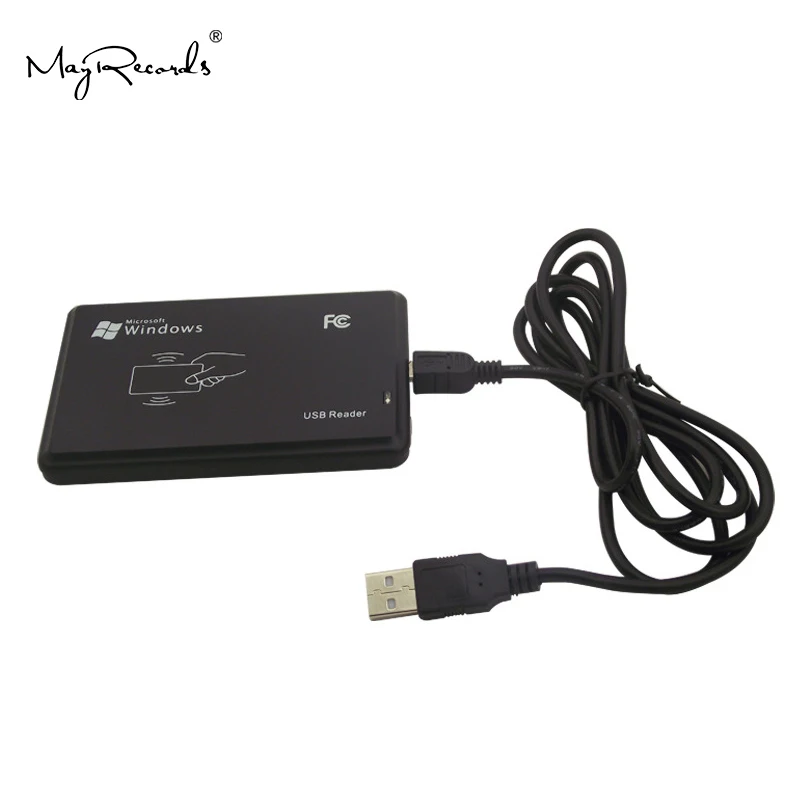 USB RFID ID Бесконтактный бесконтактный считыватель смарт-карт EM4001 EM4100 Windows карт