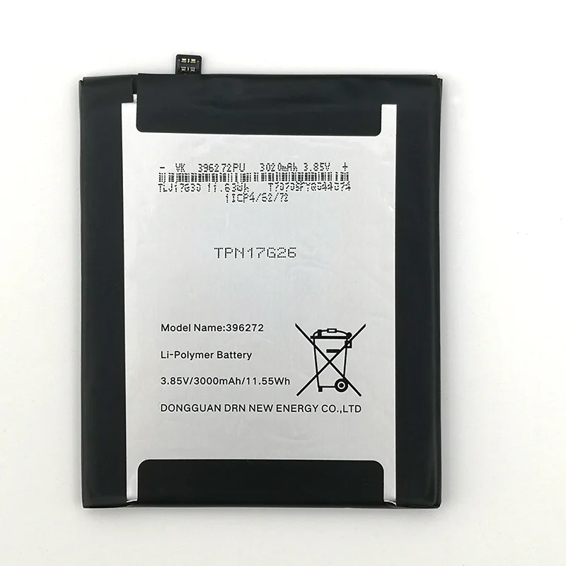 100% Оригинальный 396272 3000 мАч для BQ BQS 5504 чехол Strike Selfie Max WIKO View Prime/Upulse Lite/WIKO U Pulse