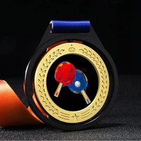 medal table tennis competition medal personality creative metal medal 360 degree rotation competition medal