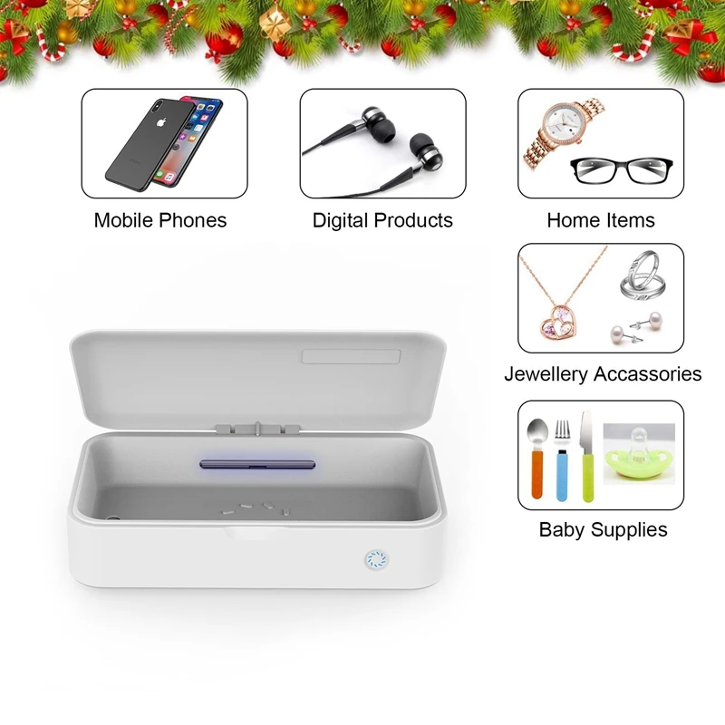 Promotion--Cell Phone Sanitizer UV Smartphone Sterilizer Box with Aromatherapy Function for Toothbrush Salon Tools Jewelry | Мобильные
