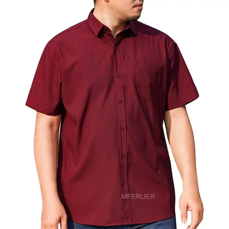 

Summer men shirt 5XL 6XL 7XL 8XL 9XL Bust 155cm short sleeve Plus size shirt men