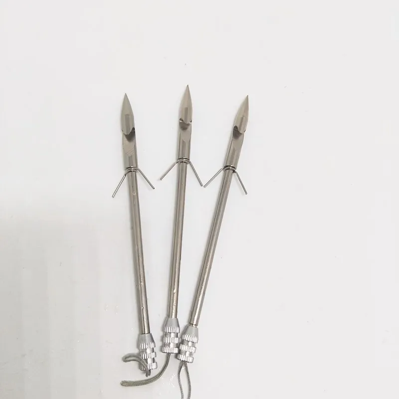 

Outdoor Stainless Steel Shooting Fish Darts And Natural Rubber Bands For Stainless Steel Hunting Fishing Slingshot