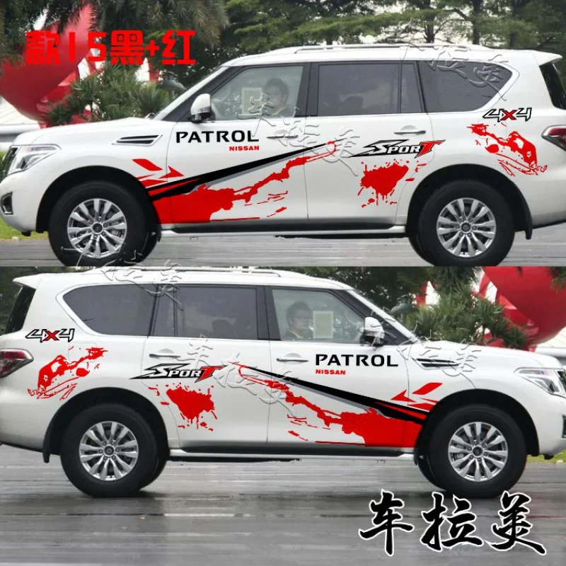 

FOR Nissan PATROL Y62 2012-2020 car stickers Fashion sports custom decals PATROL Y62 appearance stickers