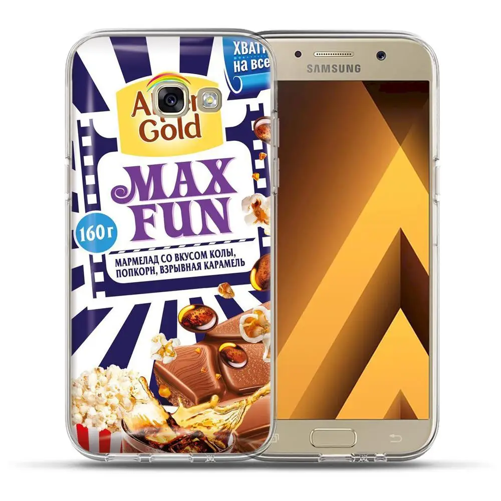 6155 Шоколад чехол для телефона для Samsung Galaxy A3 A5 A7 A6 A8 плюс A9 A10 A20 A30 A40 A50 A60 A70 A80 A90 силиконовый чехол - Цвет: 6155