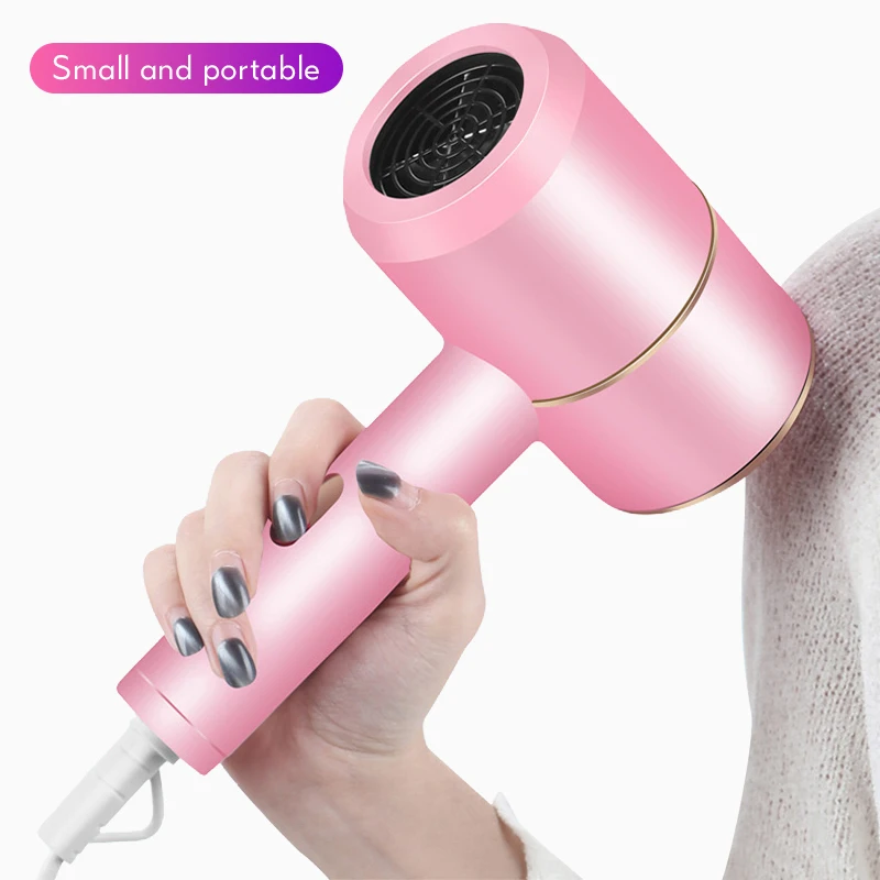 

Professional Hair Dryer Blue Light Negative Ionic Hammer Hot &Cold Wind Salon Dryer Strong Wind Blower Dryer Styling Tools F35