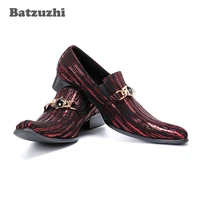 batzuzhi handmade rock men shoes fashion formal leather dress shoes men zapatos de hombre party footwear pluz size 38 46