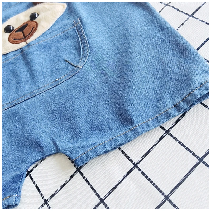 IENENS Summer 1PC Kids Baby Boys Clothes Clothing Short Trousers Toddler Infant Boy Pants Denim Shorts Jeans Overalls Dungarees