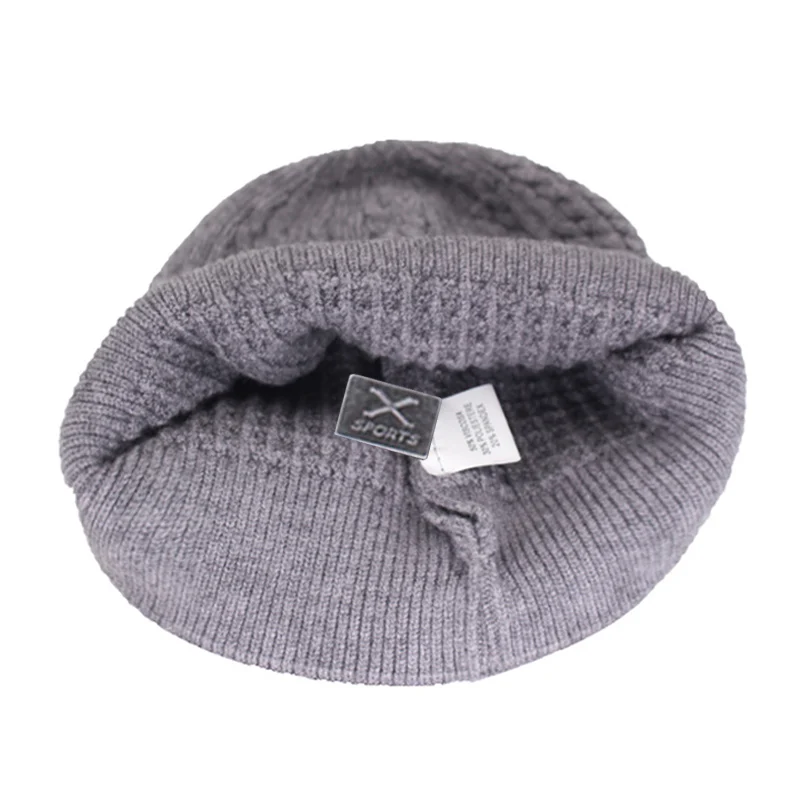 Модная зимняя шапка женская вязаная женские и мужские зимние шапки для мужчин