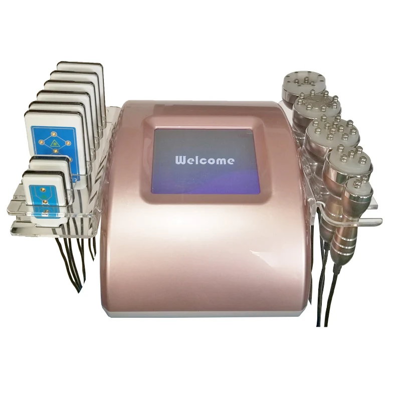 Máquina ultrasónica de cavitación RF 40K para adelgazamiento, liposucción, equipo de vacío para el cuidado de la piel, Spa