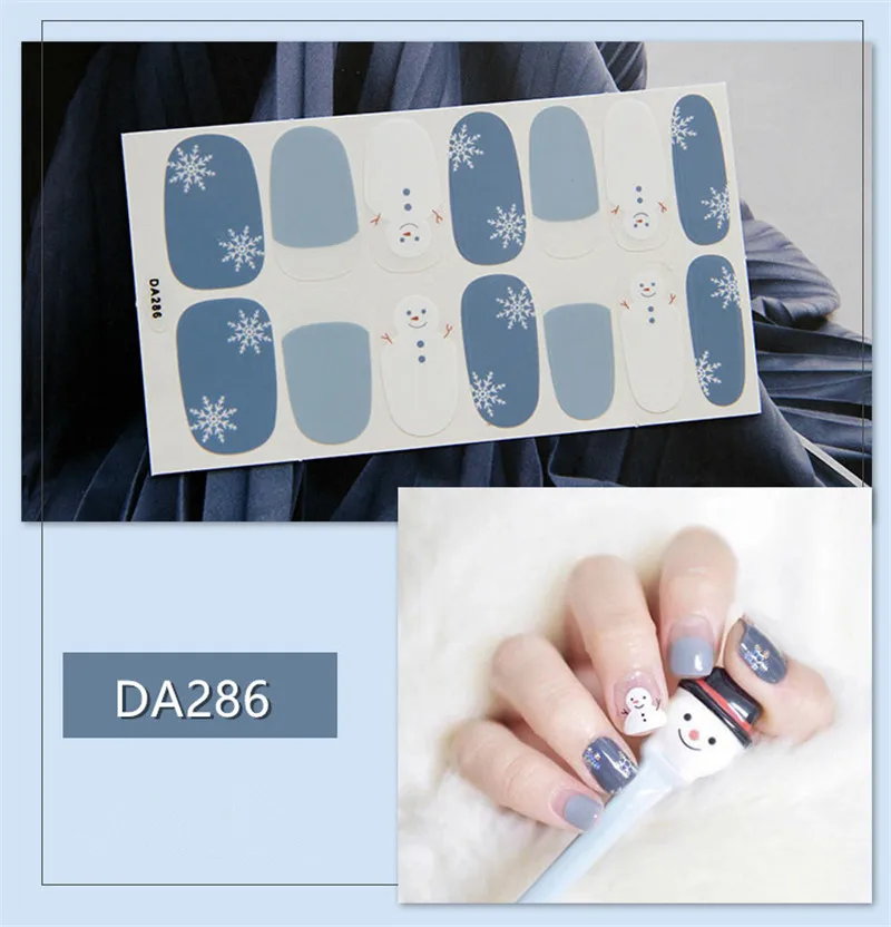 

Наклейка для ногтей, 14 типов/лист, полное покрытие, s художественное оформление ногтей, минималистичный дизайн, самоклеящаяся наклейка для н...