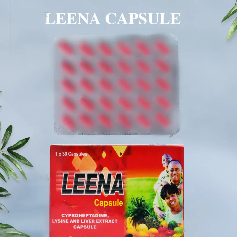 

LEENA CAPSULES blood tonic, weight gain, apetamin (30 caps)