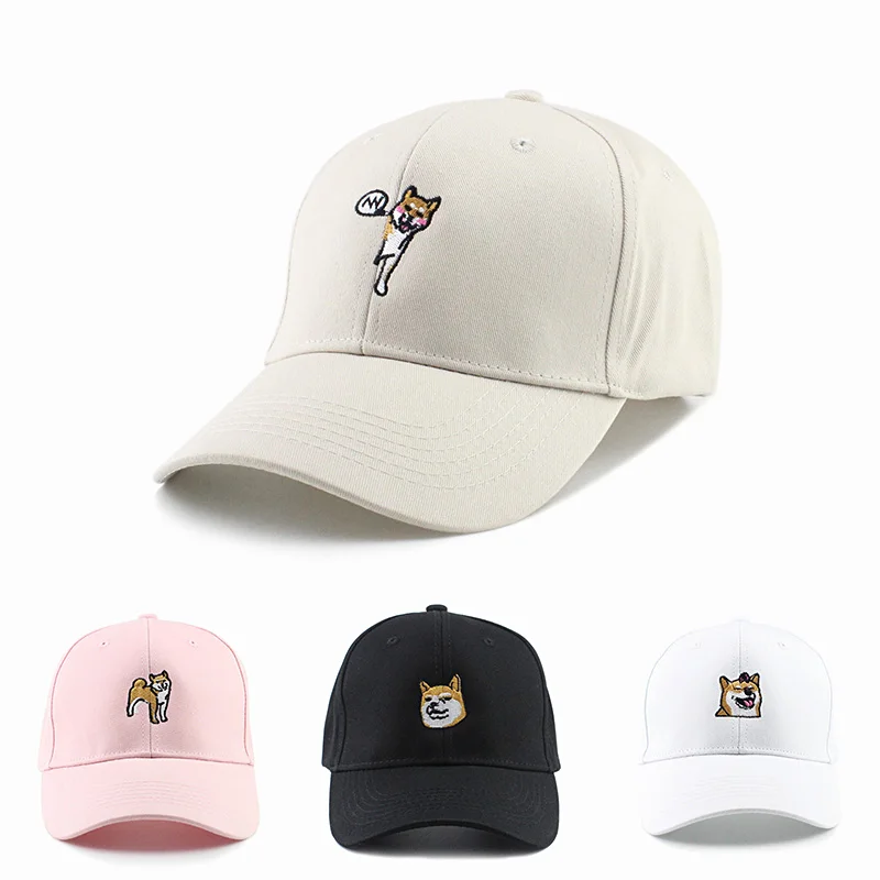 Новая хлопковая бейсбольная кепка милые колпачки для животных мужчин и женщин
