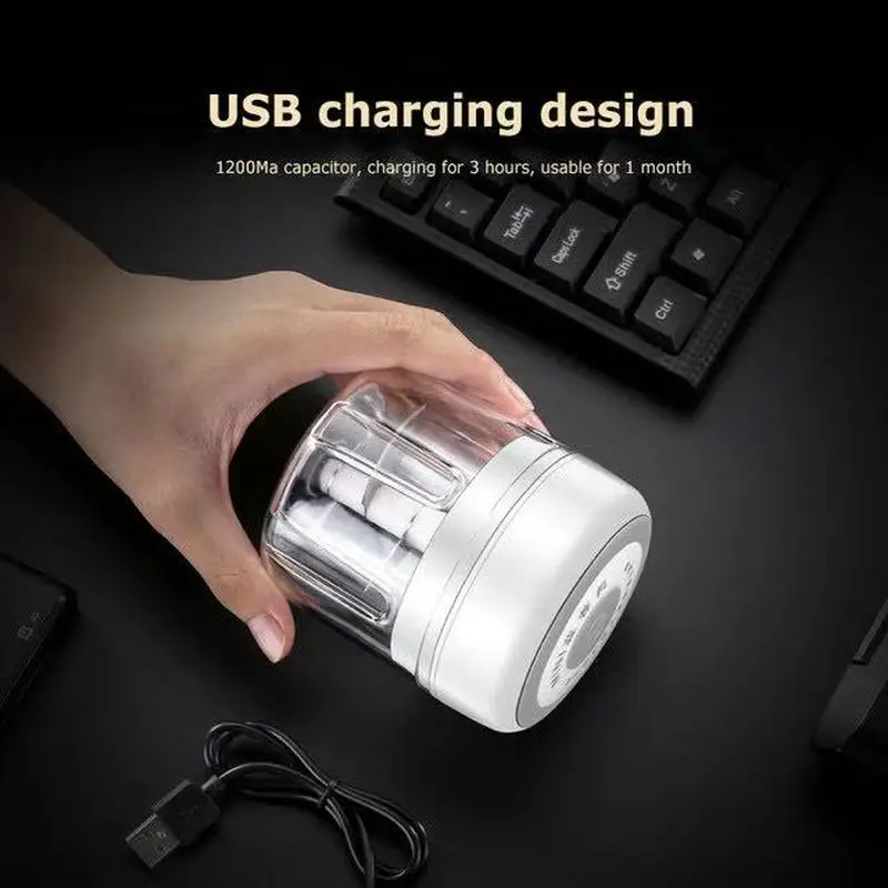 

100/250ml Mini USB Wireless Electric Garlic Masher Press Mincer Vegetable Chili Meat Grinder Food Chopper Kitchen Tools