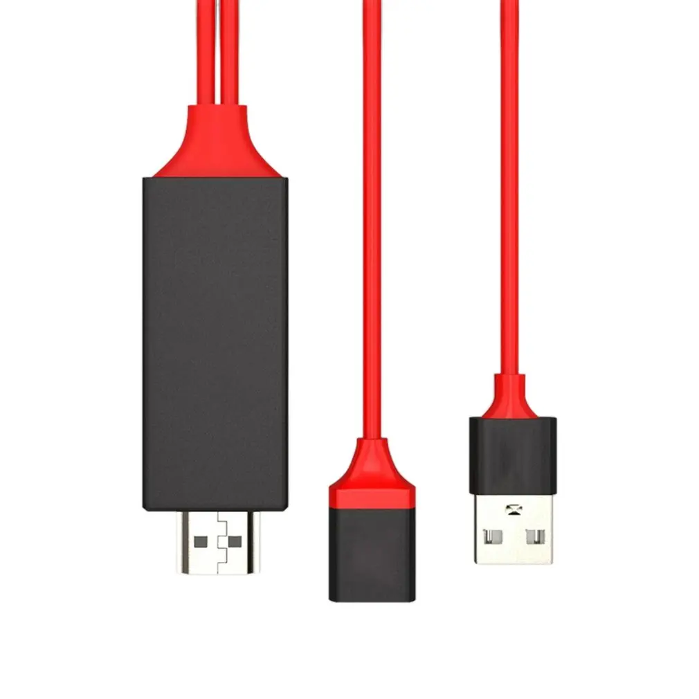 

HDMI-compatible Mirroring AV Cable Phone To TV HDTV Adapter Universal USB-C For IPhone And Android Mirroring AV Universal Cable