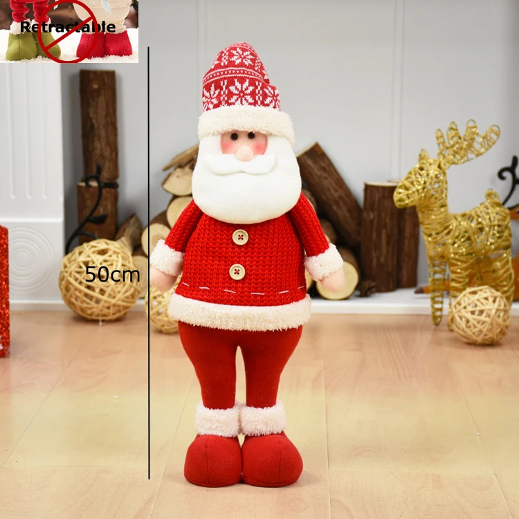 Santa Claus SDZS207 Милый Рождественский ангел, рождественские фигурки, натальная кукла, рождественские украшения для дома, рождественские праздничные вечерние украшения для дома - Цвет: Santa Claus SDZS207