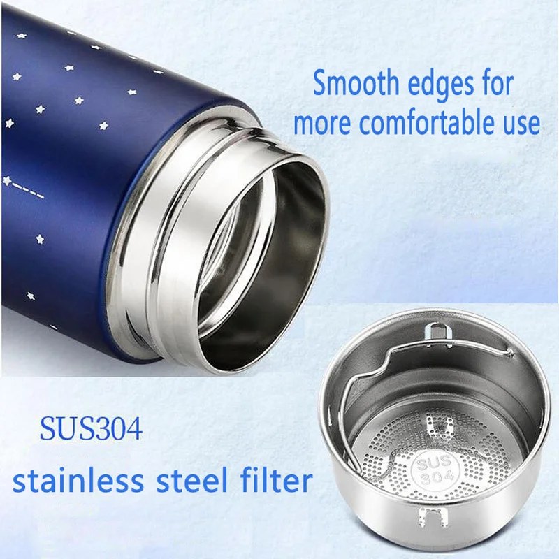 Термос из нержавеющей стали с двойными стенками 450 мл|Вакуумные фляги и термосы| |