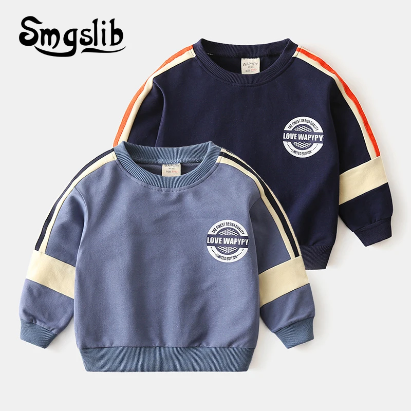 

2021 Spring Autumn Toddler Boy Clothes Sweatshirt Casual Long Sleeve Kids Children's Sweatshirt Clothing 2 3 4 5 6 Year