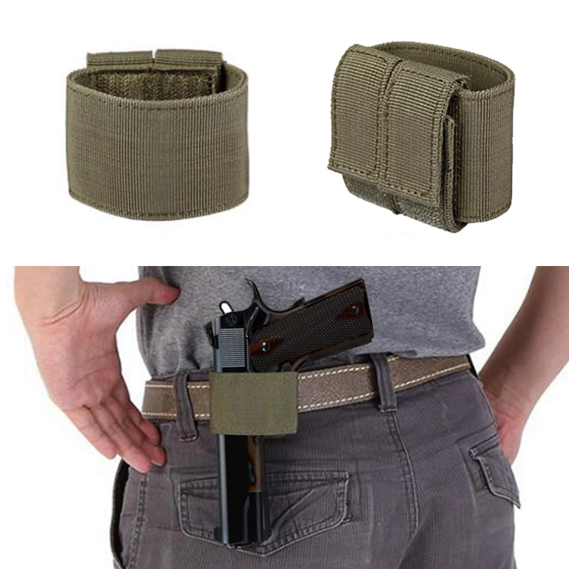 Pistolera táctica Mini portátil Simple Glock, cinturón Molle, funda de Nylon para todas las pistolas IWB G2C Makarov