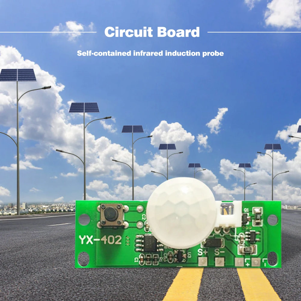 3 7 V DIY Kit солнечная панель округлая с лампочками Управление Сенсор Ночной