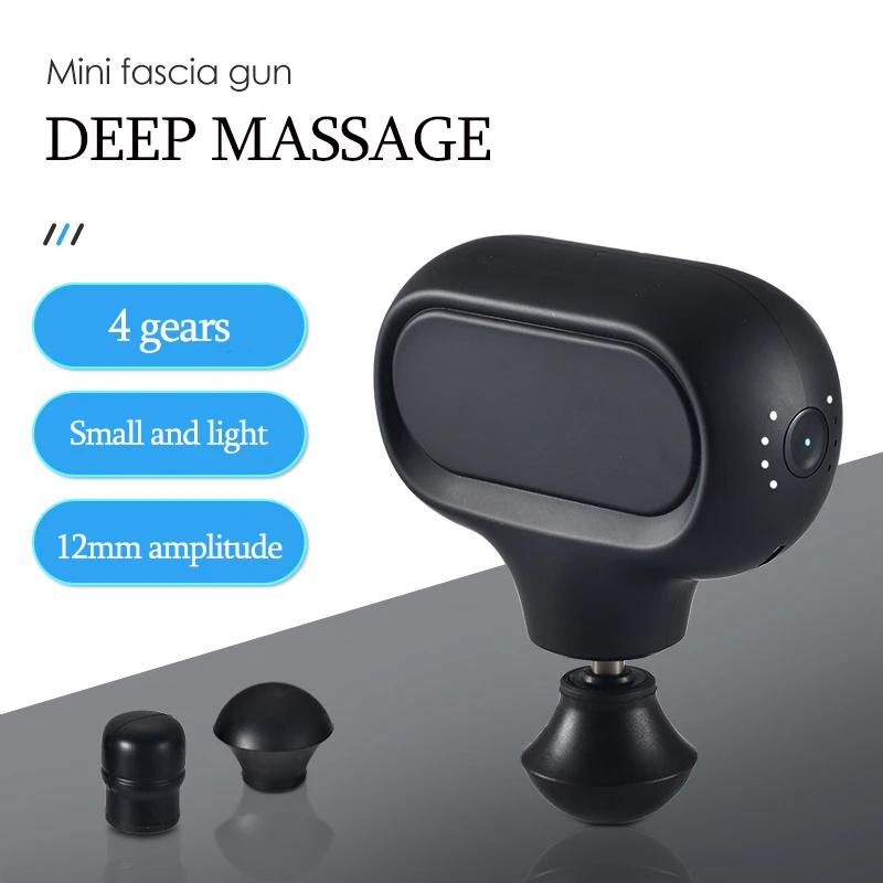 Mini Electric Muscle Massage Gun Protable Massager Neck Muscle Massager Pain Therapy for Body Massage Relaxation Pain Relief