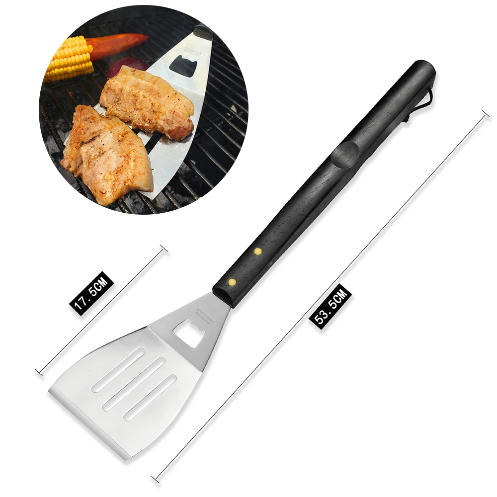 5 шт./компл. уличная посуда для барбекю фартук гриля перчатка Вилка Лопата зажим Гриль Инструменты набор
