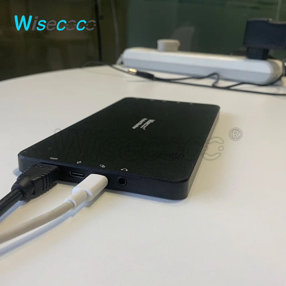 Wisecoco port&aacute;til de 7 pulgadas monitor 1080P IPS FHD Raspberry Pi Linux sistema Compatible Multi-Punto de Contacto monitor C&Aacute;MARA DE PAISAJE-4